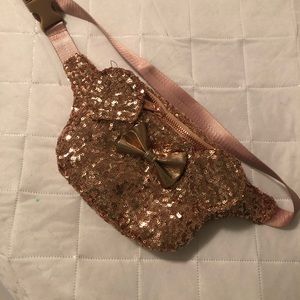 Disney Rose gold fanny pack
